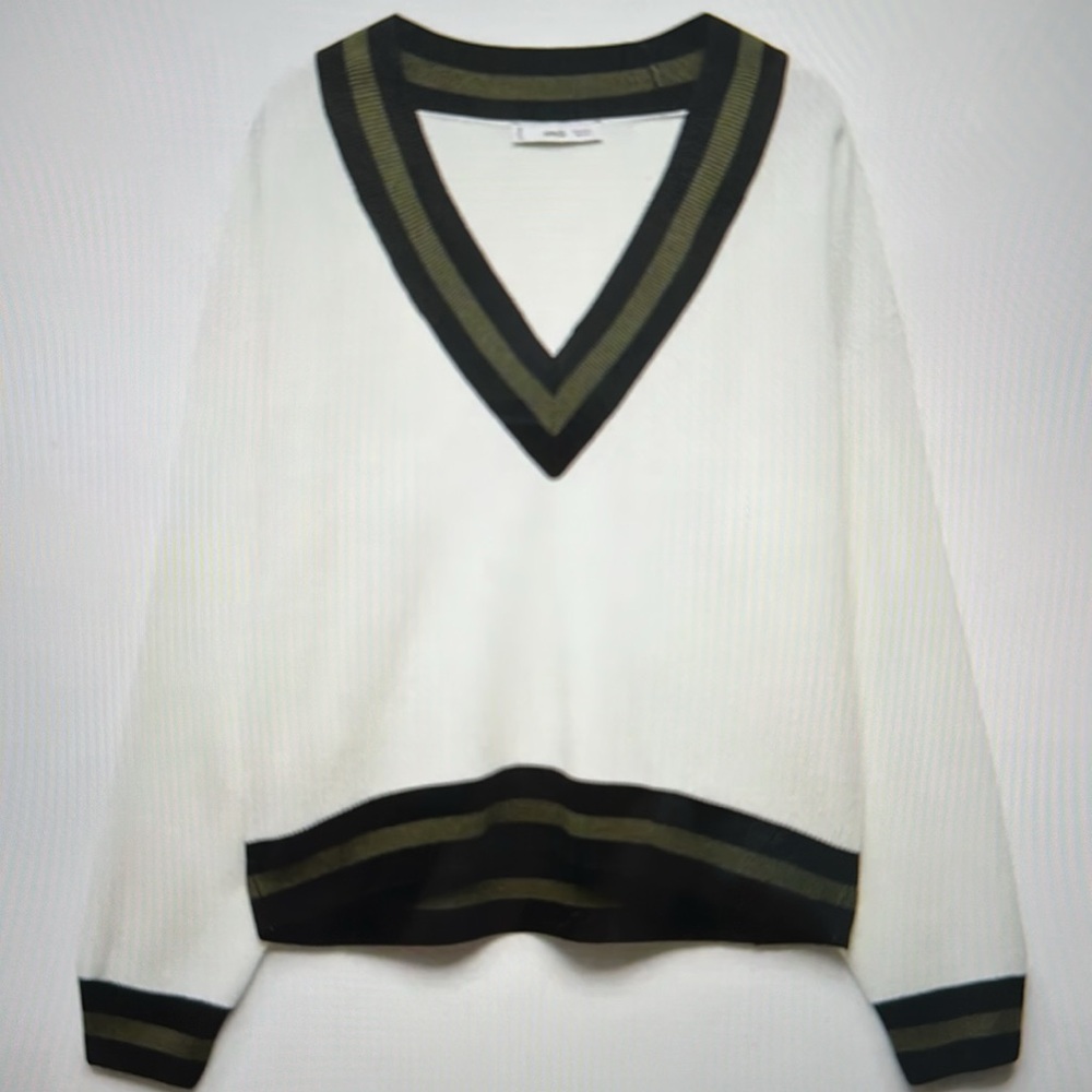 Mango V-Neck Sweater